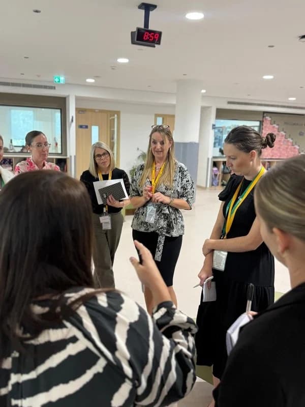 Educators engaging in professional development